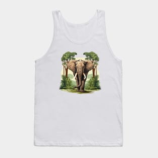 I Love Elephants Tank Top